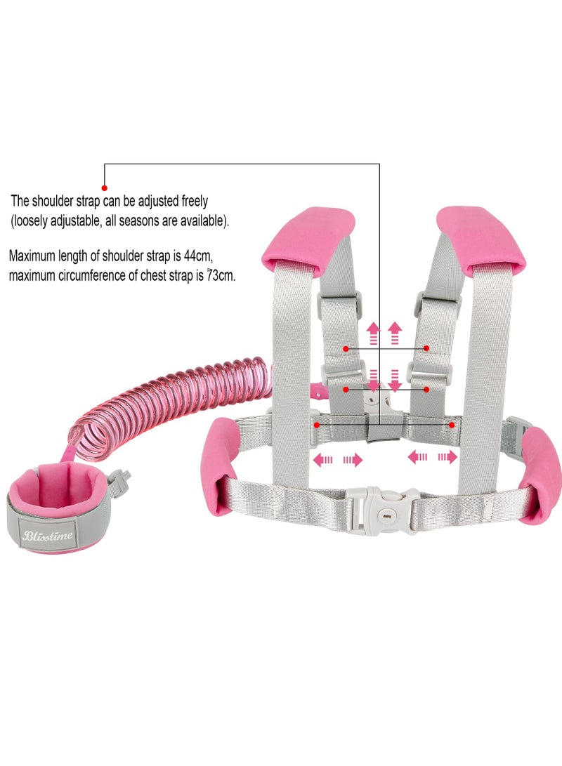 Mr. Penda Kids Anti Lost Wrist Harness Link With Safety Leash (Pink) - Image 5