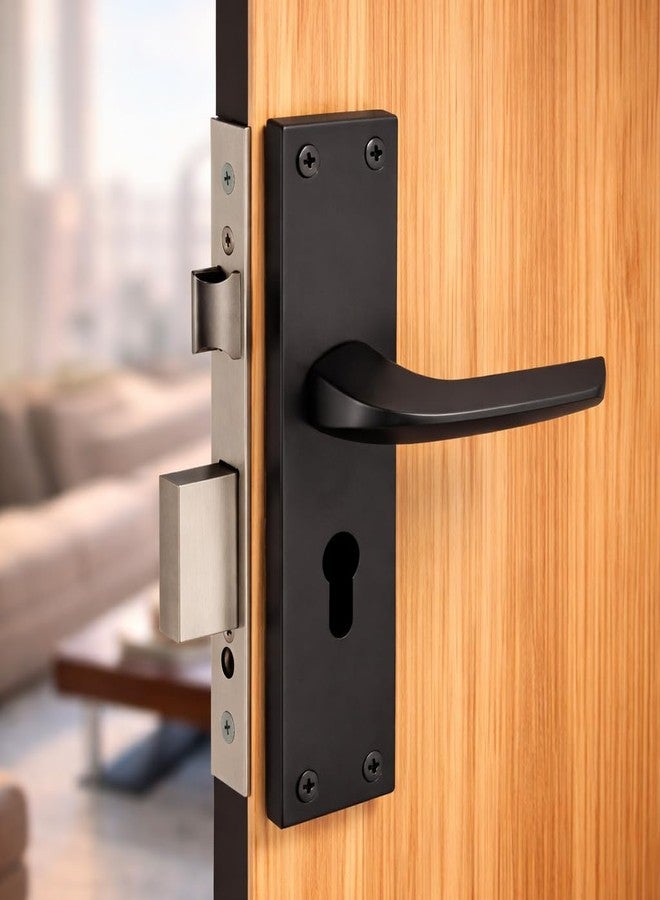 Harrison Door Locks for Main Door, Door Lock for Bedroom, Mortise Door Lock Set, Mortise Door Handle, Door Locks Handlesets with 3 Key |Black | 26600 |Door Locks Home - Image 3