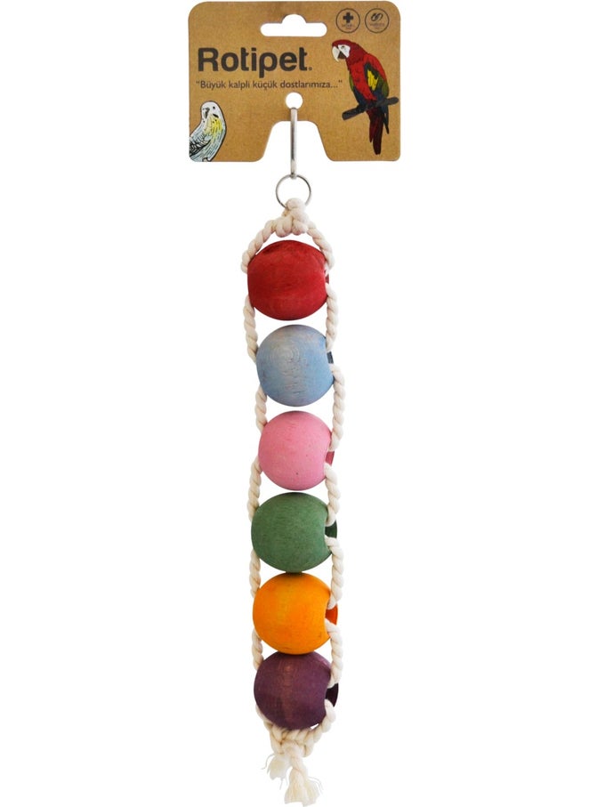Rotipet Bird Toy 6 Ball Olympic Pendulum 