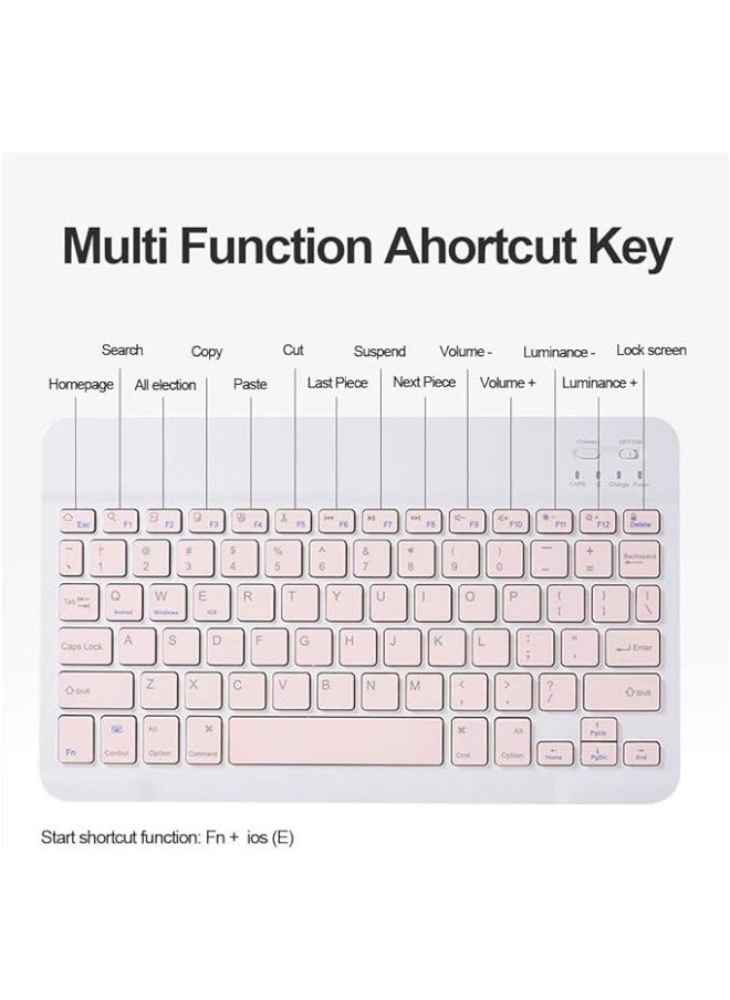 Keyboard Case Compatible with Huawei MatePad 11.5''S 2024, Detachable Wireless Keyboard Slim Leather Smart Cover with Mouse for MatePad 11.5'' S