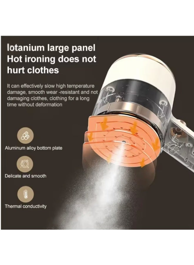 فابرك مكواة بخار للملابس، مكواة بخار للملابس محمولة عالية القوة، مكواة بخار محمولة، 35 ثانية، تسخين سريع، مزيل للتجاعيد - Image 3