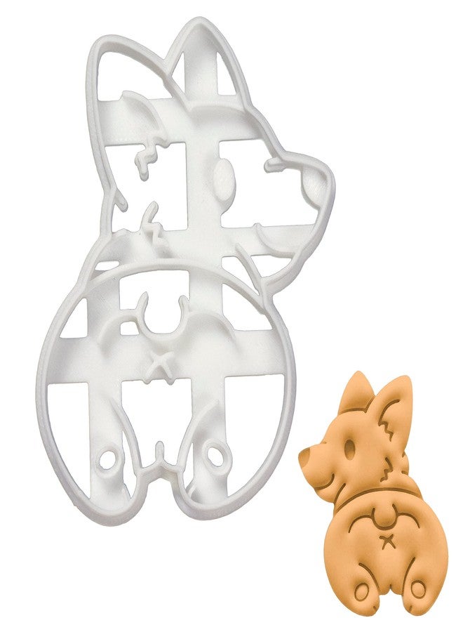 Bakerlogy Corgi Butt cookie cutter, 1 piece - Bakerlogy - Image 1