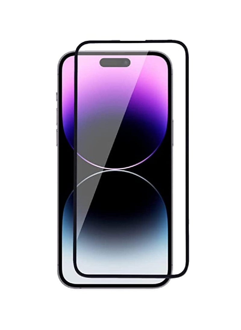 Super Tempered Glass Screen Protector 5D Designed For iPhone 14 Pro Full Glue Edge to Edge Full Screen Coverage And Bubble Free - Image 1