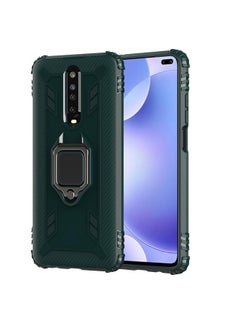 إيروريكس جراب لهاتف Xiaomi Poco X2 مصنوع من ألياف الكربون مع حامل حلقي دوار 360 درجة  - Image 2