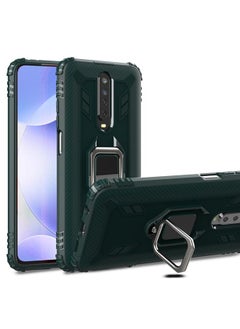 إيروريكس جراب لهاتف Xiaomi Poco X2 مصنوع من ألياف الكربون مع حامل حلقي دوار 360 درجة  - Image 1