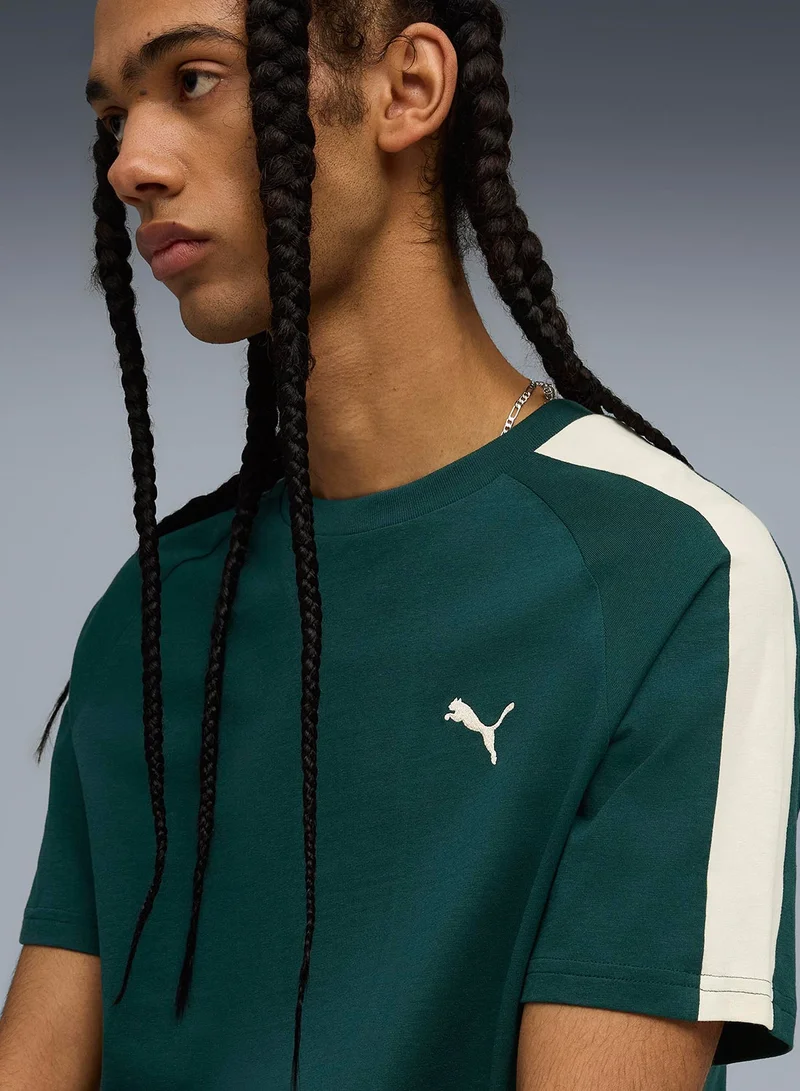 PUMA green terrain-alpine snow T7 T-Shirt for Men | Best Price UAE