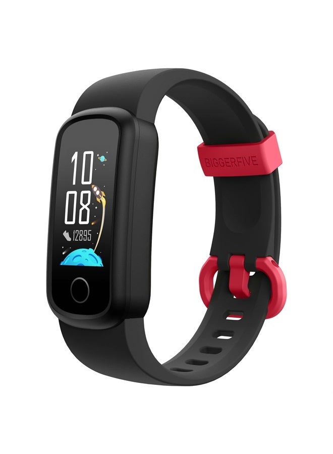 BIGGERFIVE ساعة تتبع اللياقة البدنية للأطفال Vigor للفتيات والفتيان من عمر 5-15، مقاومة للماء IP68، متتبع النشاط، عداد الخطوات، مراقب معدل ضربات القلب والنوم، ساعة عداد السعرات الحرارية - Image 1