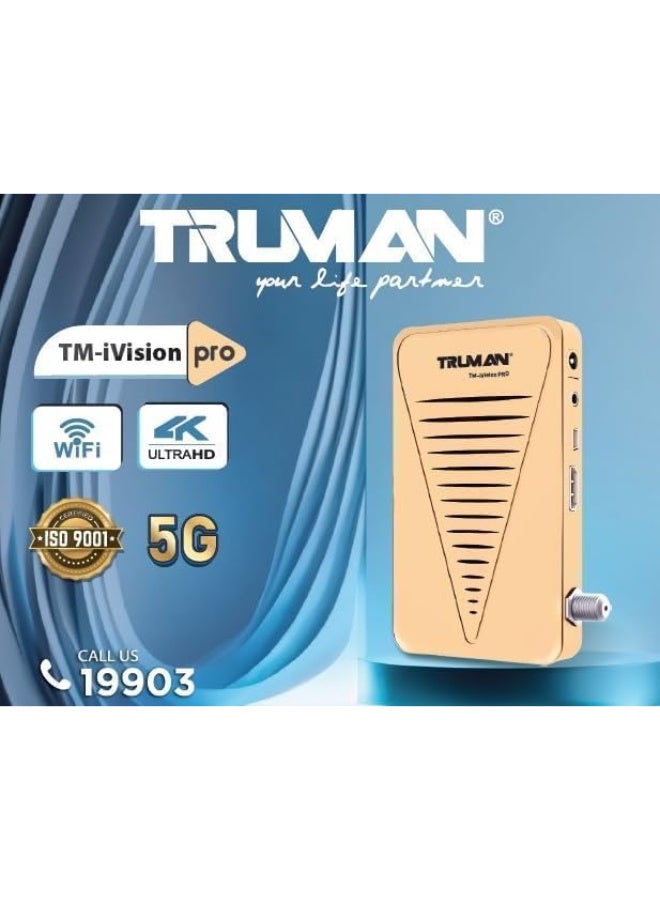 ترومان Digital Satellite Receiver Mini HD with Built-in WiFi, TM-I Vision Pro - Image 2