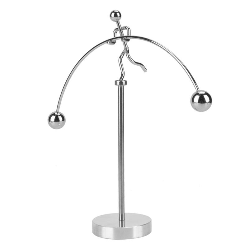 Spinning Toy: Cute Tumbler with Smooth Touch - Metal Balanced Unique Weight Lifter for Stress Relief, Desktop Amusement and Educational Play for Children - Image 3