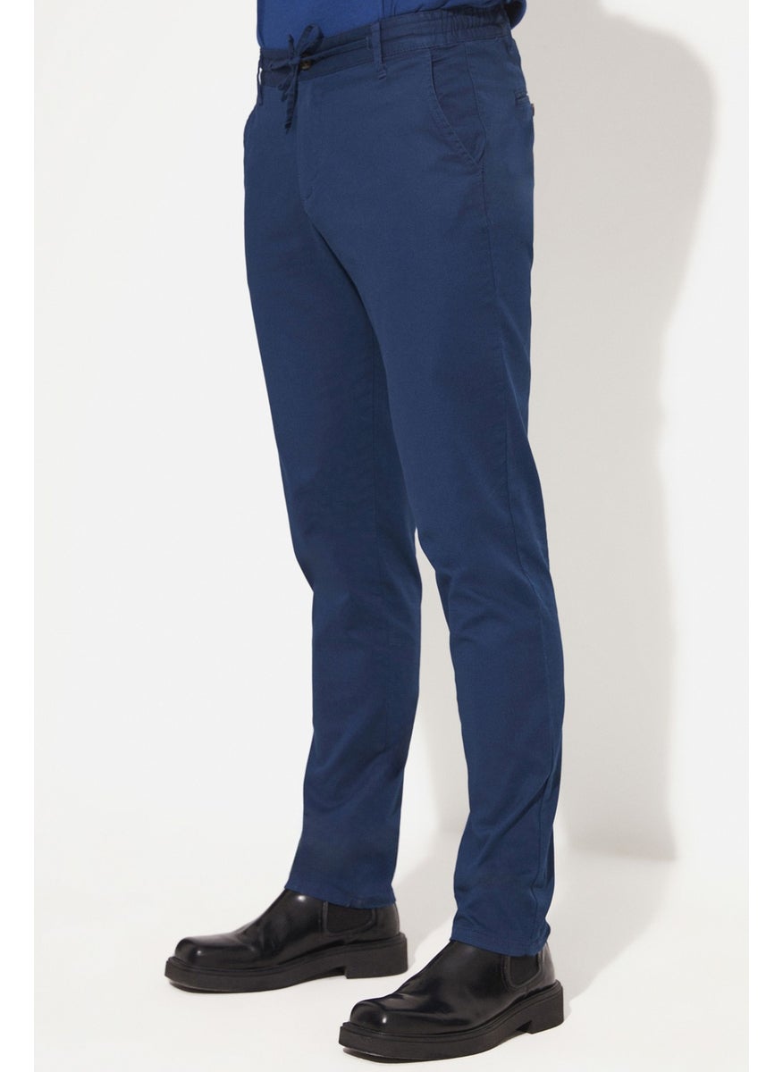 JUNE - Men's Regular Fit Textured Trousers - Image 1