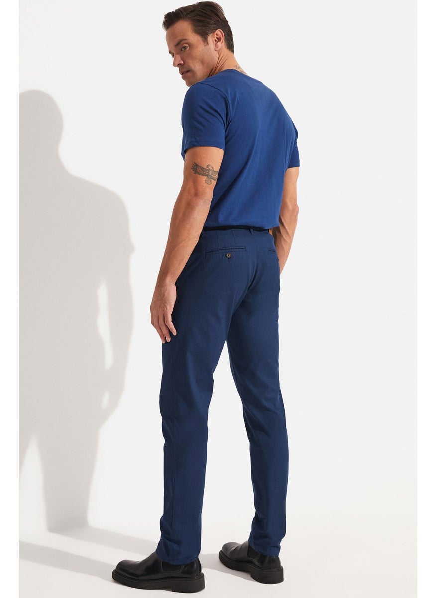 JUNE - Men's Regular Fit Textured Trousers - Image 1
