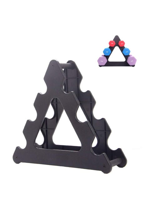 Dumbbell Rack - 3 Tier Compact Dumbbell Holder, Exercise Weight Rack for Dumbbells, Dumbbell Weight Stand for Home Gym Workouts Office Fitness Max Load 30 lbs (Without Dumbbells)
