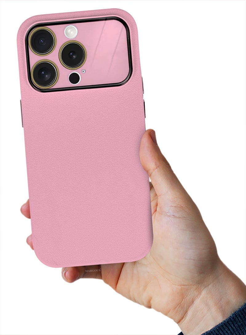 CATANES Hard Silicone Case Cover for Apple iPhone 14 Pro - Cover with Camera Protection Bumper - Auto Focus Design - Pink - Image 5