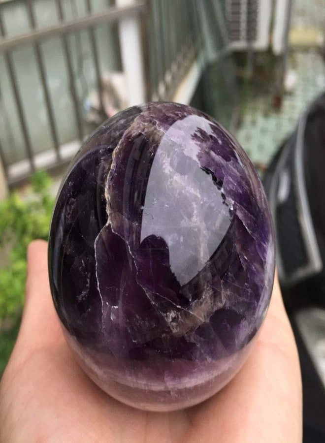 Acxico 1 pcs Natural Dreamy Amethyst Ball Quartz Crystal Sphere Reiki Healing 4.5cm - Image 2