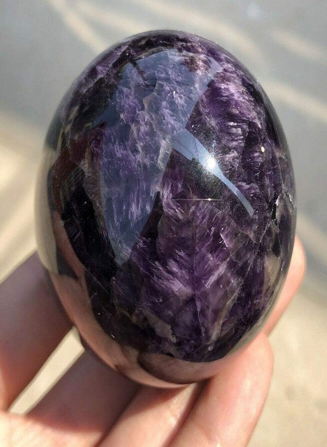 Acxico 1 pcs Natural Dreamy Amethyst Ball Quartz Crystal Sphere Reiki Healing 4.5cm - Image 4