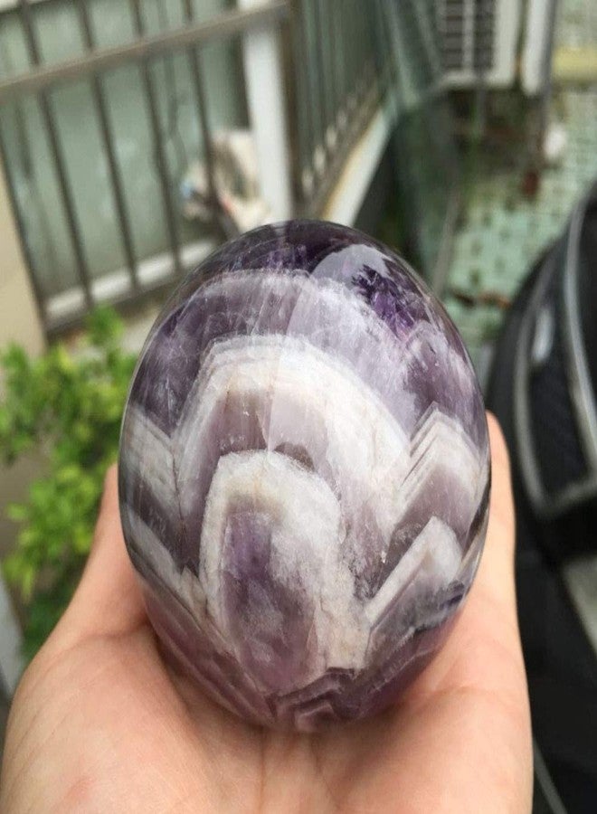 Acxico 1 pcs Natural Dreamy Amethyst Ball Quartz Crystal Sphere Reiki Healing 4.5cm - Image 3