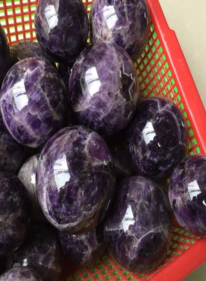 Acxico 1 pcs Natural Dreamy Amethyst Ball Quartz Crystal Sphere Reiki Healing 4.5cm - Image 5
