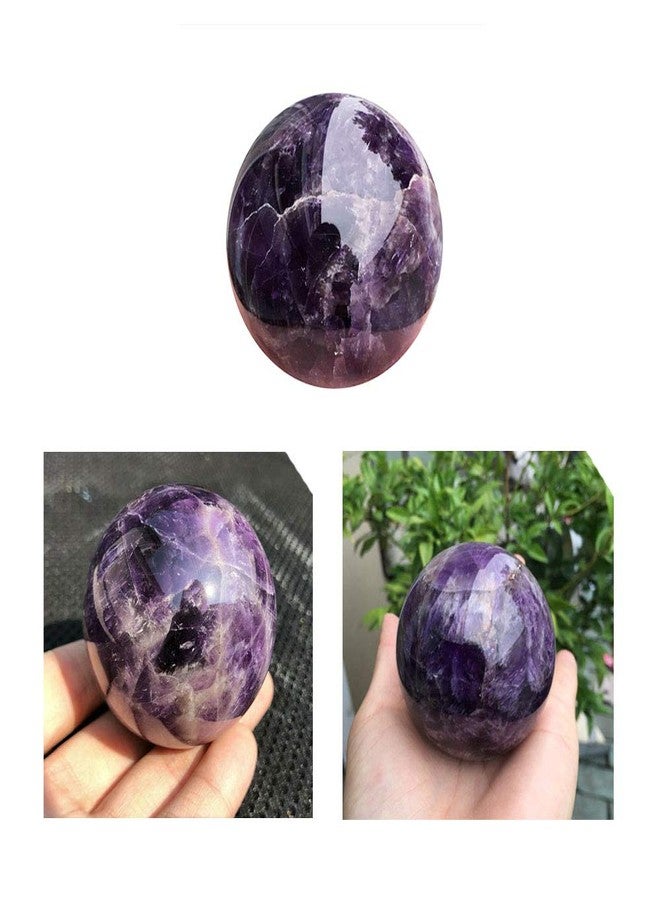 Acxico 1 pcs Natural Dreamy Amethyst Ball Quartz Crystal Sphere Reiki Healing 4.5cm - Image 1
