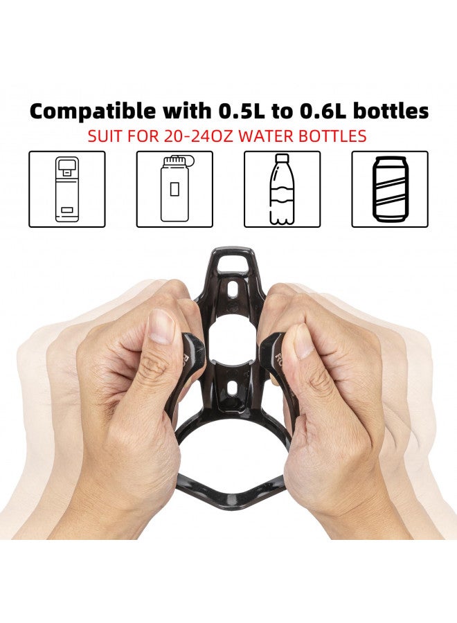 Rockbros ROCKBROS Bike Water Bottle Holder Ultra-Light Durable Bicycle Bottle Cages with Screws Tool, Universal Bike Cup Holder Rack for Road MTB Bikes - Image 2