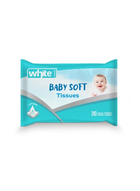 240 Baby Soft Facial Tissues