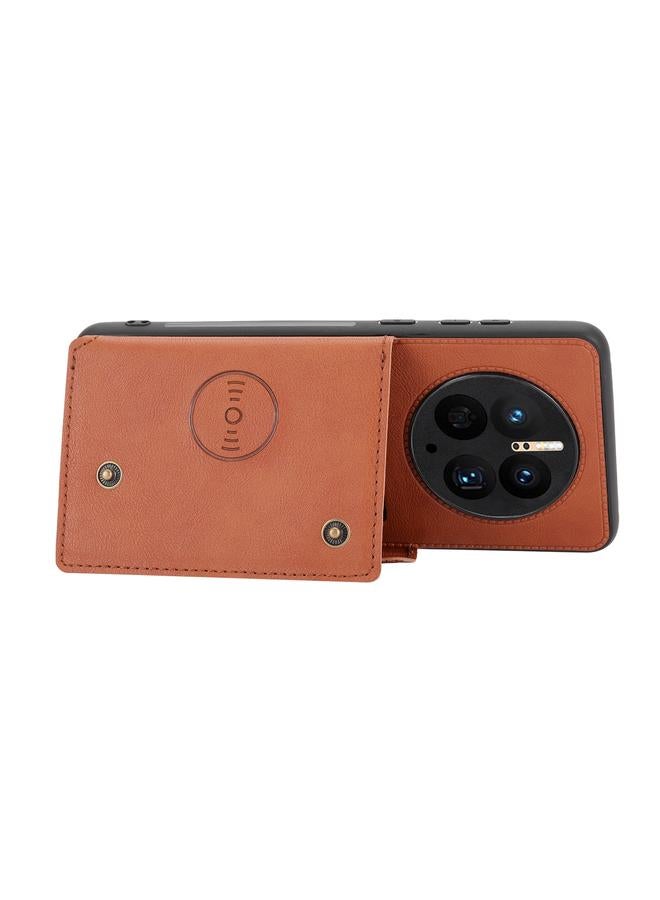 اس-توب جراب لهاتف Huawei Mate 50 Pro مزود بإبزيم مغناطيسي مزدوج - Image 3