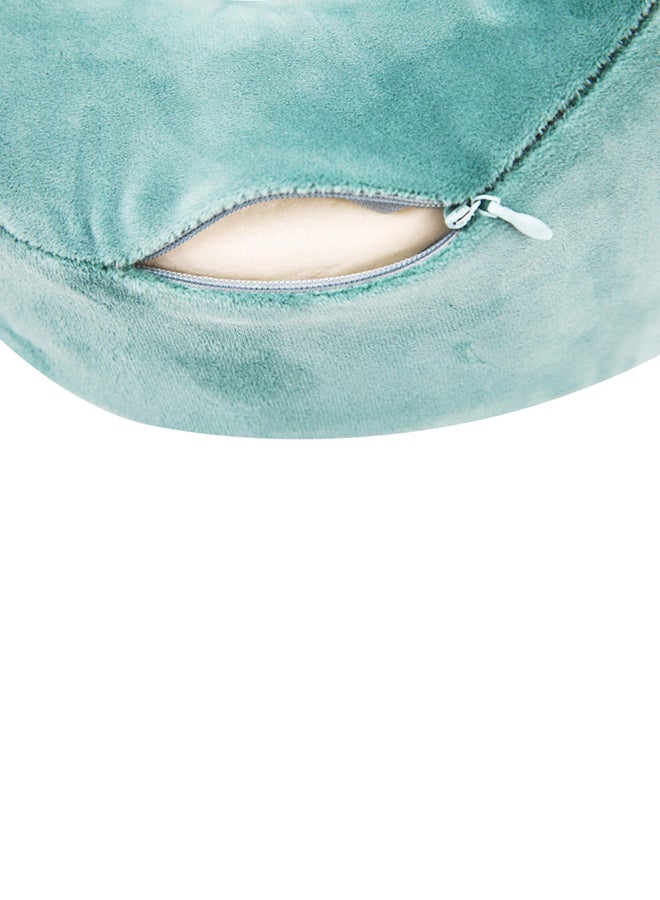 دي بي تي، وسادة طبية بحشو ميموري فوم، وسادة رقبة محمولة، تركواز، مقاس 27 سم - Image 5