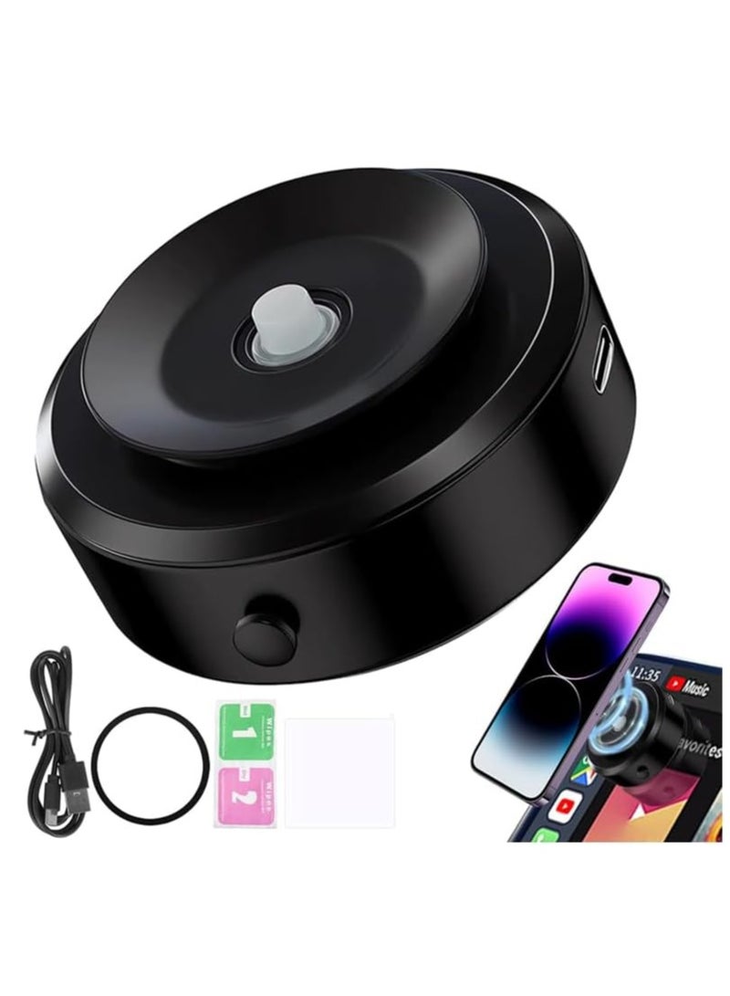 Magnetic Vacuum Suction Phone Holder for Car, Gym, and Smooth Surfaces - Image 1
