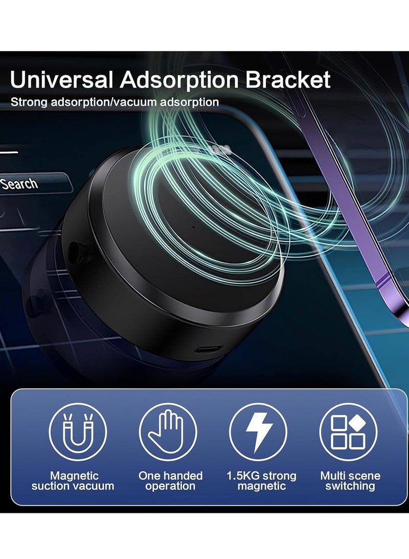 Magnetic Vacuum Suction Phone Holder for Car, Gym, and Smooth Surfaces - Image 3