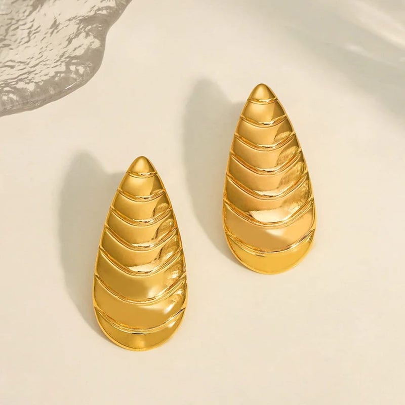 FLUFFY Teardrop Earrings - Image 2