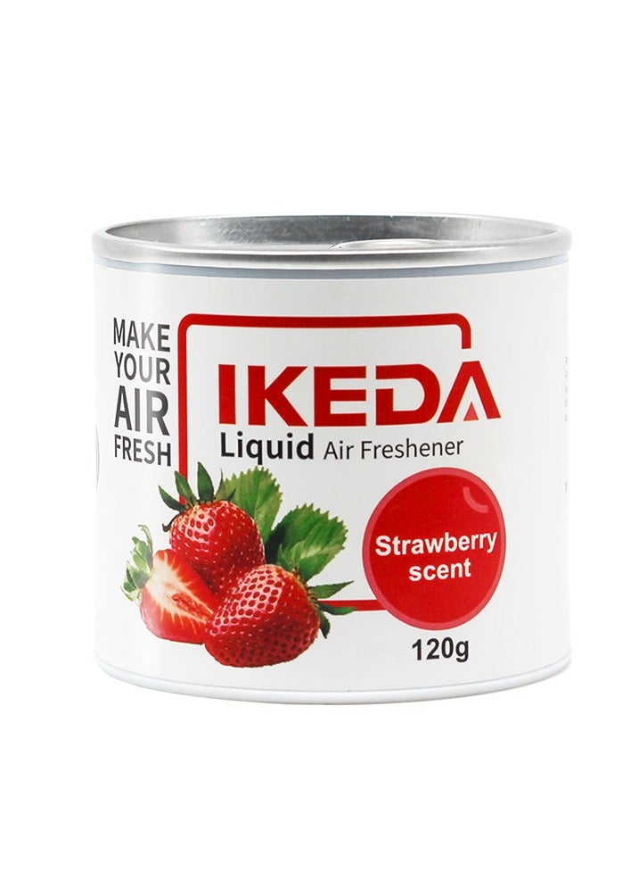IKEDA Car Air Purifier | Non-electric | Car Air Fresheners | Liquid Air Fresheners with Strawberry Smell | Strong Perfume Air Freshener Car | Long Fragrance Car Accessories | Car Scents Air Fresheners for Home Office Van by Ikeda, 24/7 Air Purification - Image 1