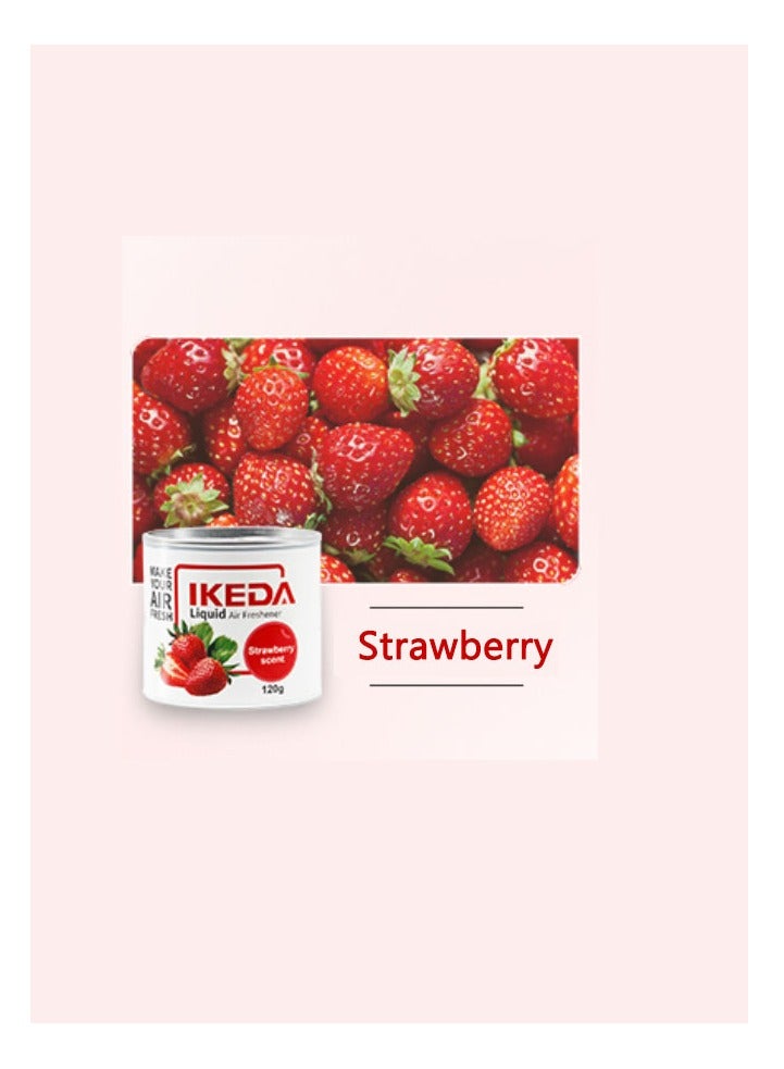 IKEDA Car Air Purifier | Non-electric | Car Air Fresheners | Liquid Air Fresheners with Strawberry Smell | Strong Perfume Air Freshener Car | Long Fragrance Car Accessories | Car Scents Air Fresheners for Home Office Van by Ikeda, 24/7 Air Purification - Image 2