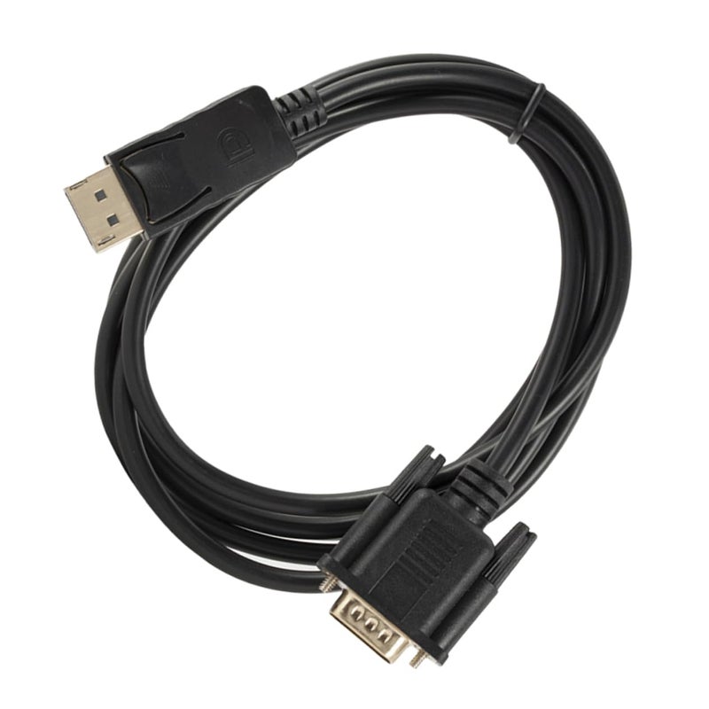 DOITOOL 1.8M Displayport to Vga Cable Gold Plated Connector Monitor Cord Converts Displayport Signal to Vga for Laptop Connections - Image 1