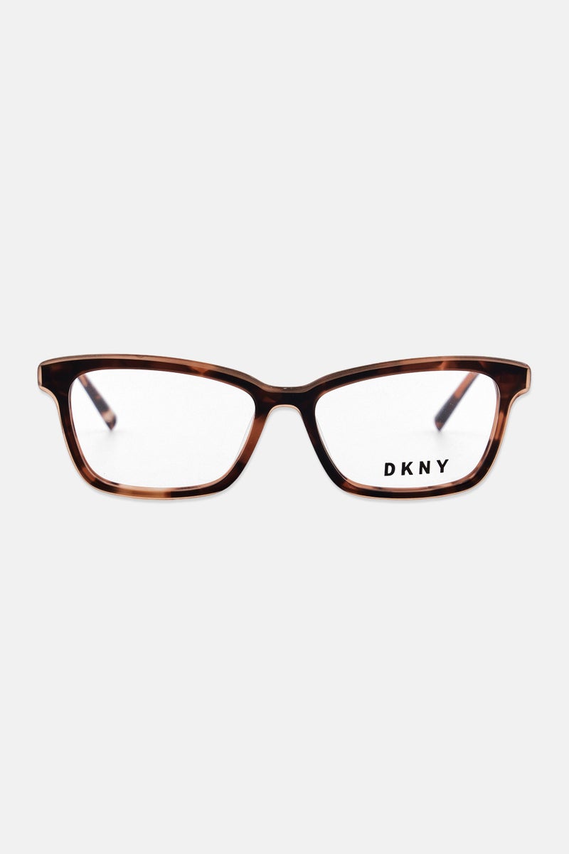 DKNY Women DK5024 Square Eyeglasses, Brown - Image 1