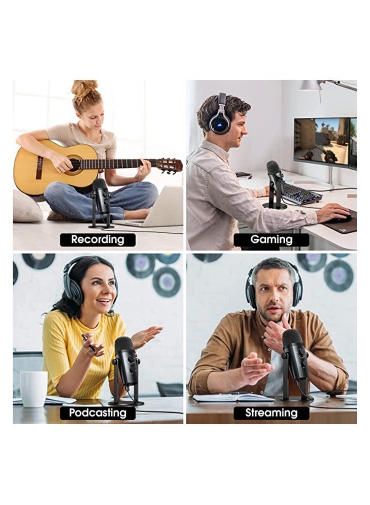 Jmary PW10 Professional Metal Voice Recording Usb Condenser Studio And Podcast Recording Gaming Microphones - Image 3
