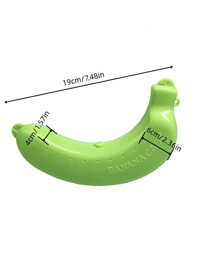 Pluzmecalm 3pcs Banana Holder Case, BPA-Free Banana Holder & Protector Box Container Outdoor Travel Case Fruit Storage Box for Picnic Camping,Food Containers - Image 3