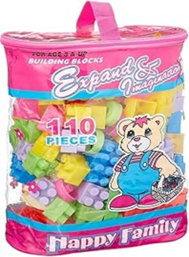 Cube Bag - 110 Pieces - Multi Color, Plastic 