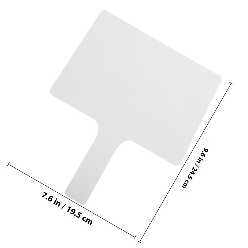Double Sided Dry Erase Answer Paddle Whiteboards 2 Pack Handheld Classroom Teaching Student Participation - Image 3