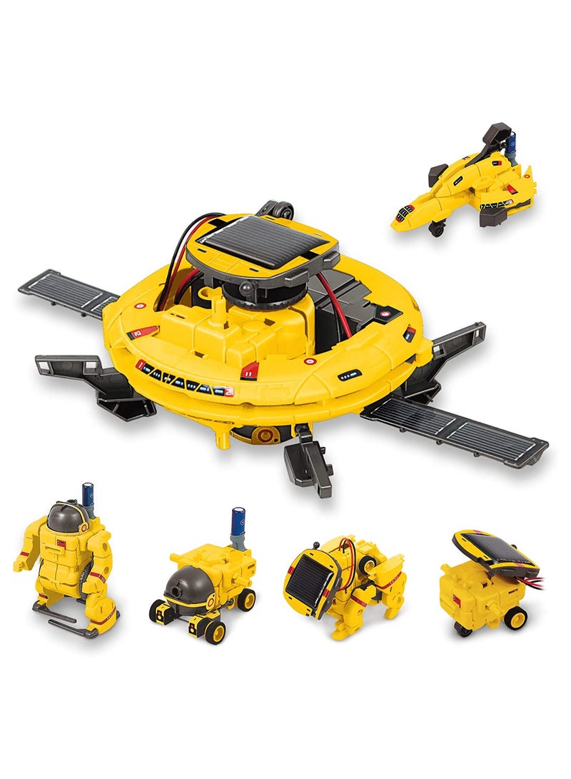 SYOSI Solar Robot Space Toys, 120Pcs Building Experiments Robots STEM Projects for Kids Age 8-14, Lego Set Science Kits for Teenage Ages 9 10 11 12 - Image 1