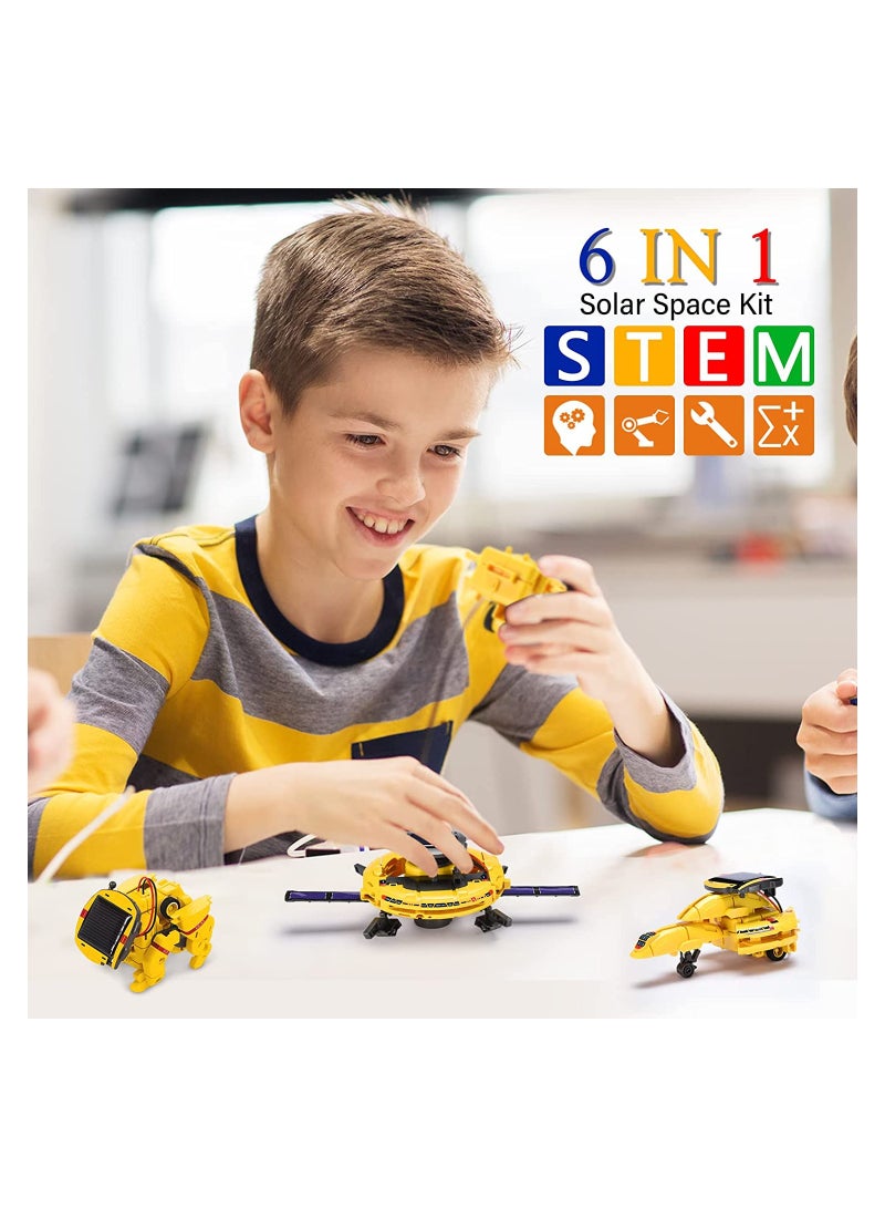 SYOSI Solar Robot Space Toys, 120Pcs Building Experiments Robots STEM Projects for Kids Age 8-14, Lego Set Science Kits for Teenage Ages 9 10 11 12 - Image 2