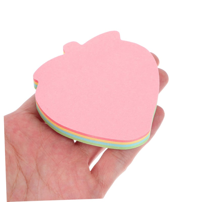 Strawberry Shaped Self Stick Memo Pads 10pcs Decorative Note Stickers for Home School Office - Image 5