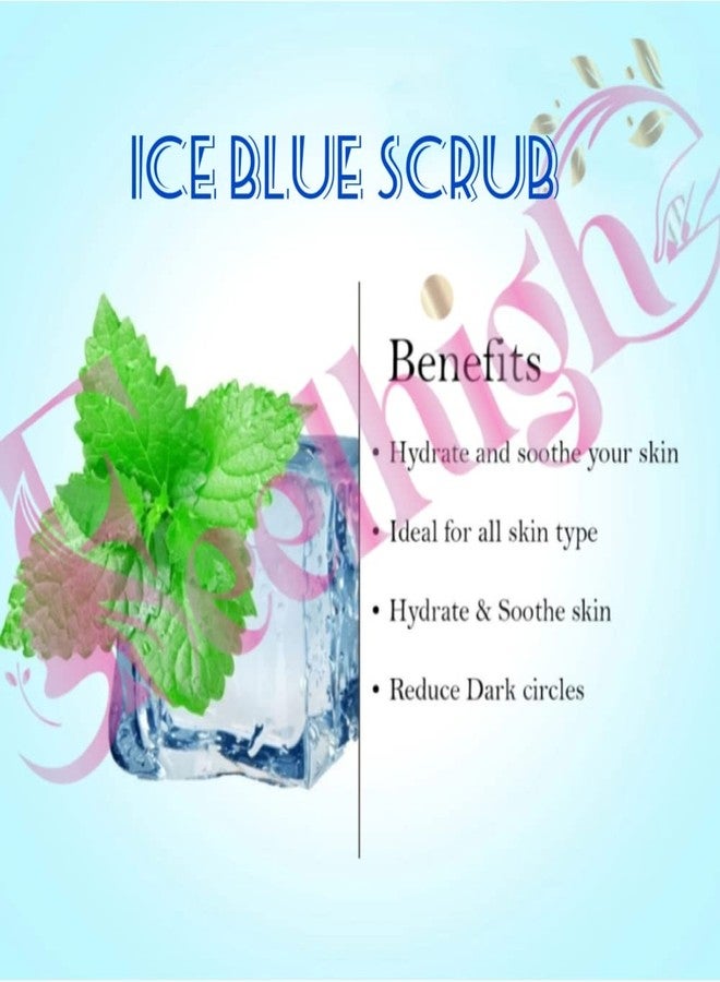 feelhigh Face & Body Aloe Vera Mask Enriched with aloe Vera & Ice blue Scrub- Skin care products (2 Items in the set) - Image 2