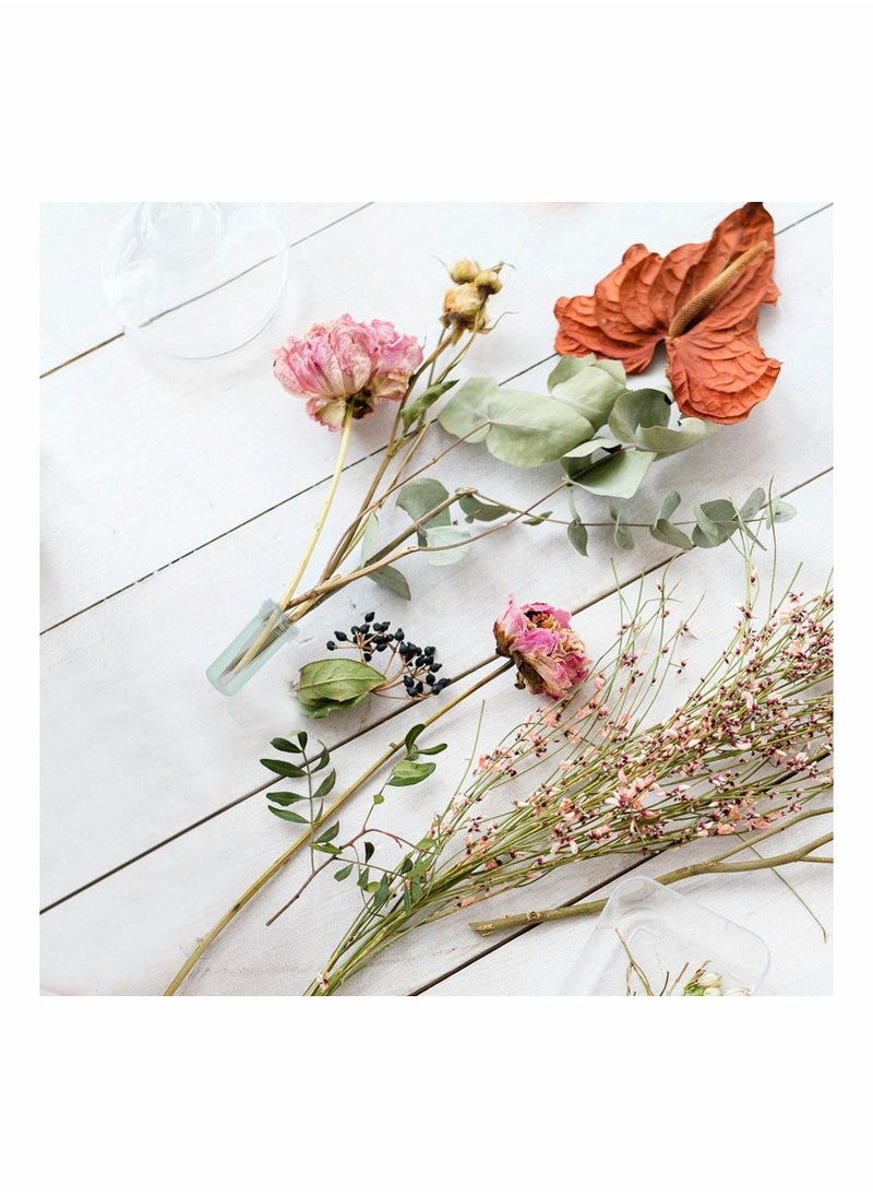 SYOSI - Flower Water Tubes,Clear Plastic Floral Tubes, 1.6 Inch Individual Flower Water Tubes with Caps for Flower Arrangements, Blue (0.7 Inch Opening)400pcs - Image 1
