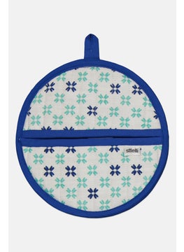 Bloom Pot Holder 23 x 23 D cm, Blue/Off White - pzsku/Z909648027AD5958E374CZ/45/_/1726150955/3a33f268-c9c9-4813-9e17-091641a3008c