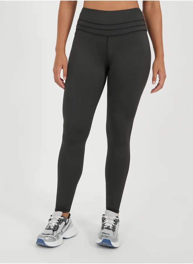 ستايلي Exposed Seam Waistband Leggings