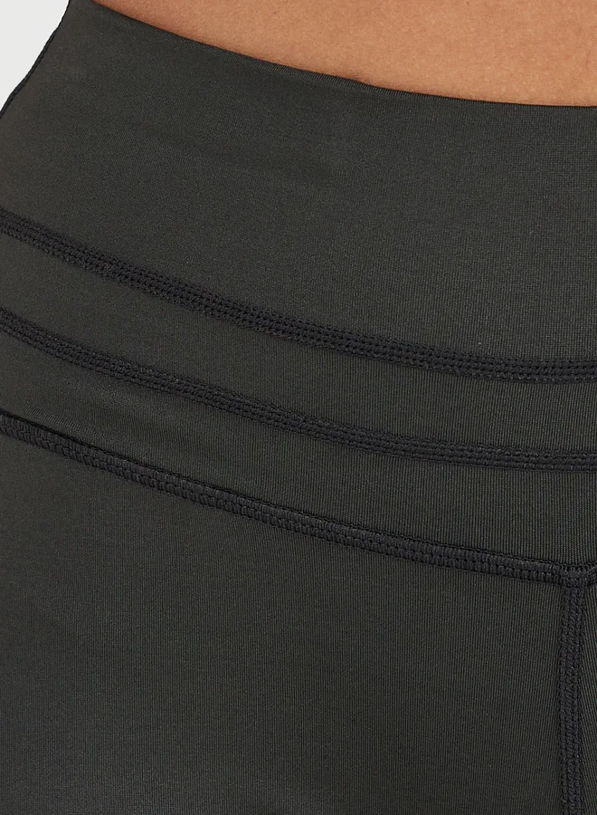 Styli Exposed Seam Waistband Leggings