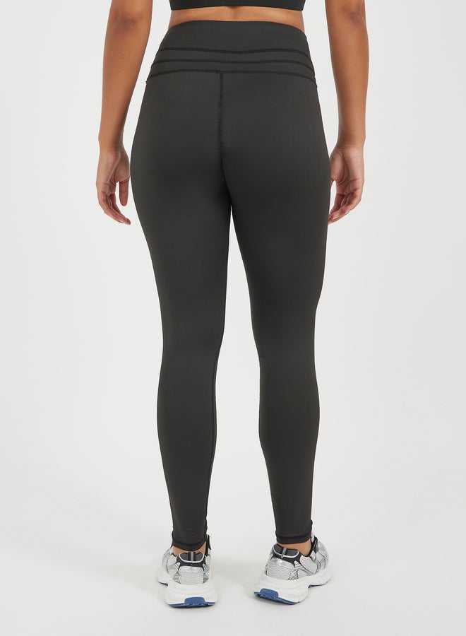 Styli Exposed Seam Waistband Leggings - Image 4
