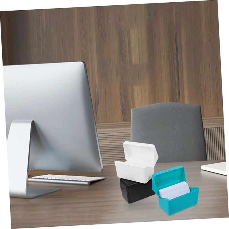 Tehaux Portable Organizer Storage Box For Index Cards Postcards Study Supplies - Image 5