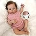 Zero Pam Reborn Baby Dolls Silicone Full Body18 Posable Anatomically Correct Girl Realistic Babys Doll Full Silicone Baby Doll Real Life Reborn Dolls for Girls - Image 2