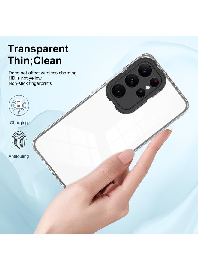 S-TOP Case For Samsung Galaxy S23 Ultra 5G Clear TPU Color PC Frame Phone Case - Image 5