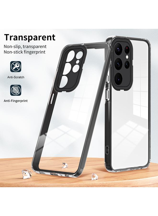 S-TOP Case For Samsung Galaxy S23 Ultra 5G Clear TPU Color PC Frame Phone Case - Image 2